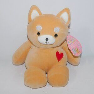2021 Squishmallows Squeeze a Mallows Angie Shiba Inu Dog New W Tag 9" Plush